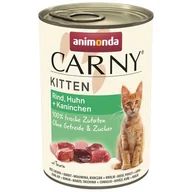 Mokra karma dla kotów - Animonda Carny Adult Wołowina + Indyk + Królik puszka 400g - miniaturka - grafika 1