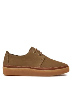 Clarks Półbuty Clarkwood Low 26176868 Brązowy - Półbuty męskie - miniaturka - grafika 1