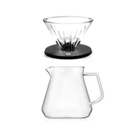 Zaparzacze i kawiarki - Zestaw Timemore Crystal Eye Brewer Set 02 Black - miniaturka - grafika 1