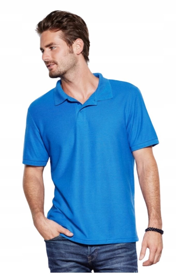 Polówka Męska Koszulka POLO 65/35 STEDMAN ST3300 NIEBIESKA S
