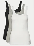 Koszulki i topy damskie - Calvin Klein Underwear Komplet 3 topów LV00QS7493 Kolorowy Regular Fit - miniaturka - grafika 1