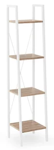 Loftowy regał dąb sonoma + biały F4-C03 - Regały Loftowy regał dąb sonoma + biały F4-C03 - Regały - miniaturka - grafika 1