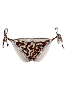 Calvin Klein - Damski dół od bikini, beżowy|czarny|wielokolorowy - Stroje kąpielowe - miniaturka - grafika 1