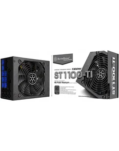SilverStone SST-ST1100-TI v1.1 Strider 80 PLUS Titanium, MODULARNY - 1100 Watt - Zasilacze komputerowe - miniaturka - grafika 1