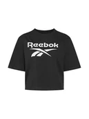 Koszulki i topy damskie - Reebok T-Shirt 100034775 Czarny Relaxed Fit - miniaturka - grafika 1
