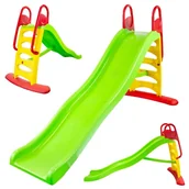Place zabaw - Mochtoys Zjeżdżalnia Wodna XXL Dla Dzieci Zielona Na Ogród Ślizg 198cm - miniaturka - grafika 1