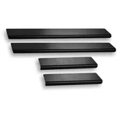 Nakładki progowe - Nakładki progowe do Volkswagen Passat B5 1996-2005 Sedan/Kombi 4/5-drzwiowy - Standard,Czarny - miniaturka - grafika 1