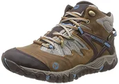 Buty trekkingowe damskie - Merrell Damskie buty trekkingowe Allout Blaze Mid Gore-tex High Rise, Brązowy brązowy cukier niebieskie niebo, 41 EU - miniaturka - grafika 1
