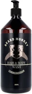 Szampony dla mężczyzn - Beard Monkey Hair & Body Wash Lemongrass (1000ml) - miniaturka - grafika 1