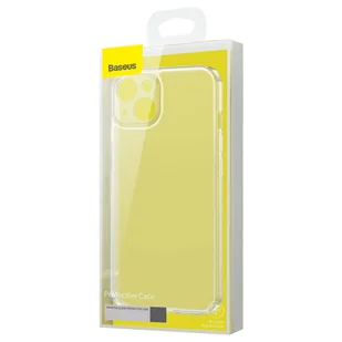 Baseus Frosted Glass Case etui pokrowiec do iPhone 13 sztywna obudowa z żelową ramką przezroczysty ARWS000602 - Etui i futerały do telefonów - miniaturka - grafika 5
