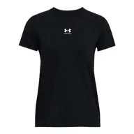Koszulki i topy damskie - Koszulka damska Under Armour Rival Core SS Black M - miniaturka - grafika 1