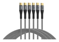 Kable komputerowe i do monitorów - EFB Elektronik USB-CC-00007 kabel USB USB 2.0 USB C Czarny, Szary - miniaturka - grafika 1