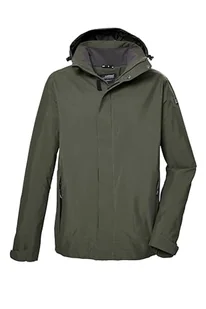 killtec Męska kurtka funkcyjna/kurtka outdoorowa z odpinanym kapturem KOS 87 MN JCKT_XENIOS, oliwkowa, XL, 43281-000 - Kurtki męskie - miniaturka - grafika 1