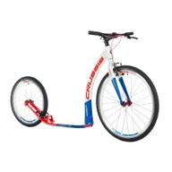 Hulajnogi - Hulajnoga Crussis Cobra 4.4 biało-błękitna 26"/20" - miniaturka - grafika 1