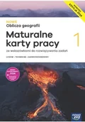 Podręczniki dla liceum - Oblicza geografii. Maturalne karty pracy. Klasa 1. Zakres rozszerzony. Liceum i technikum. Edycja 2024 - miniaturka - grafika 1