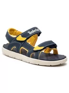 Buty dla dziewczynek - Timberland Sandały Perkins Row 2-Strap TB0A1QXY019 Granatowy - miniaturka - grafika 1