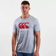 Koszulki męskie - Canterbury mężczyzn CCC T-Shirt z logotypem, szary, M E546720-92B-M - miniaturka - grafika 1