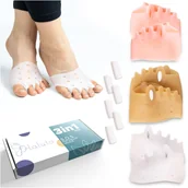 Akcesoria do paznokci - Zestaw separatorów opaski na haluksy żelowe z klinem 3w1 Haluto - miniaturka - grafika 1