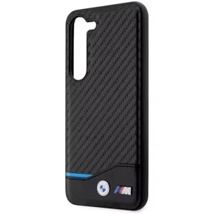 Etui BMW do Samsung Galaxy S23+ Plus Leather Carbon czarny - Etui i futerały do telefonów - miniaturka - grafika 6