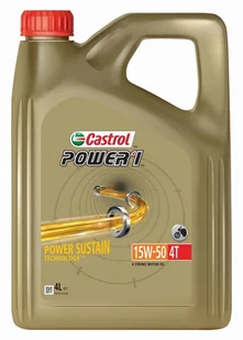 Castrol 15W50 4l Power 1 4T półsynt. m - Oleje silnikowe - miniaturka - grafika 1