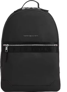 Tommy Hilfiger Męski plecak nylonowy Th Elevated, jeden rozmiar, Czarny, rozmiar uniwersalny - Plecaki - miniaturka - grafika 1