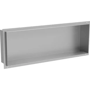 Mexen X-Wall-NR półka wnękowa bez kołnierza 60 x 20 cm, inox - Półki łazienkowe - miniaturka - grafika 1