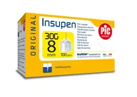 Glukometry i akcesoria dla diabetyków - Artsana PIC Insupen 30 G 8 mm igły do penów insulinowych Original x 100 szt |  OD 199 PLN! - miniaturka - grafika 1
