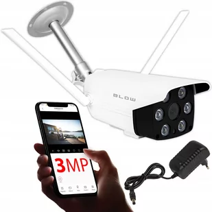 Kamera BLOW WiFi 3MP zewnętrzna interkom IP66 - Kamery IP - miniaturka - grafika 1