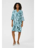 Sukienki - Kaffe Sukienka w kolorze turkusowo-niebieskim - miniaturka - grafika 1