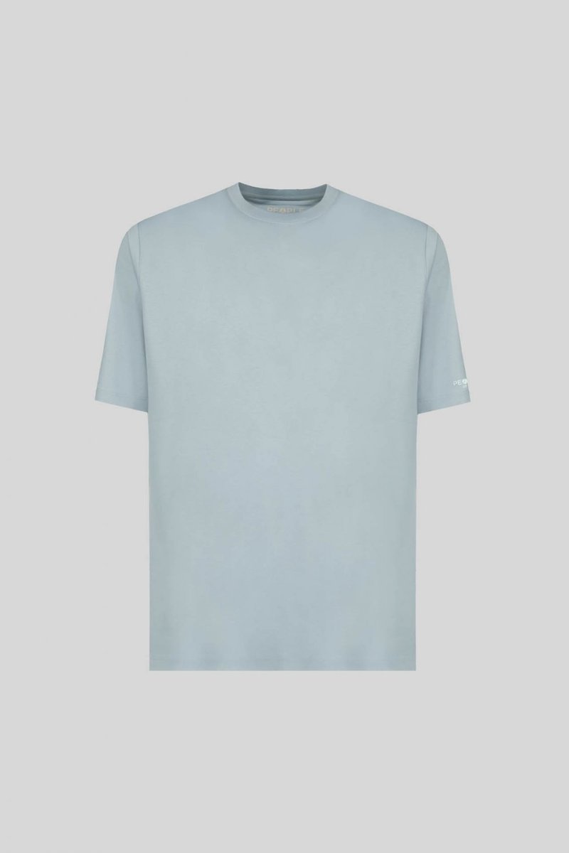 T-shirt męskie people of shibuya shiko pm444 730 jasnoniebieski