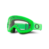Gogle i okulary motocyklowe - Gogle Cross Oakley O-Frame 2.0 Pro XS - Przezroczyste Zielony - miniaturka - grafika 1
