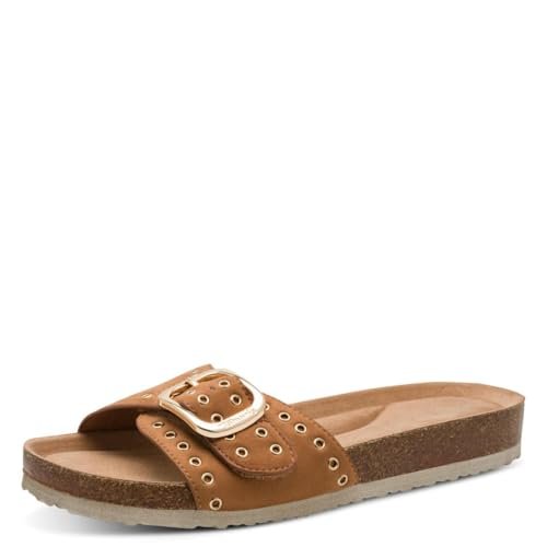 Tamaris Klapki damskie 1-27418-46, koniak, 36 EU