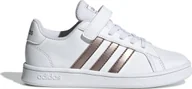 Buty dla dziewczynek - Adidas Adidas dziecięce buty Grand Court C EF0107 28,5 - miniaturka - grafika 1