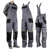 Odzież robocza - Spodnie robocze Ogrodniczki męskie Elastyczne Przewiewne BAWEŁNA URGENT 48 - miniaturka - grafika 1