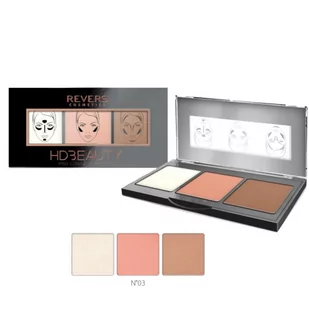 Revers Hdbeauty Pro Contour Paleta konturowania 03 - Bronzery i konturowanie twarzy - miniaturka - grafika 1