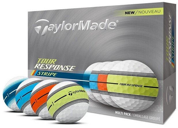 Piłki golfowe TaylorMade Tour Response Stripe 12, Tour Response