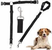 Smycze dla psów - Smycz Dla Psa Kota Pas Bezpieczeństwa Samochód 2W1 - miniaturka - grafika 1