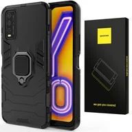 Etui i futerały do telefonów - Etui X-ring Pancerne Do Vivo Y11S/Y20S + Szkło - miniaturka - grafika 1
