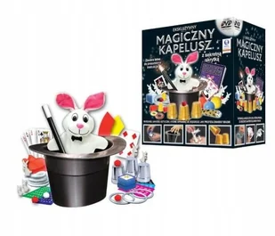 GRA MAGICZNY KAPELUSZ HANKY PANKY 150 sztuczek MAŁY MAGIK - Zabawy w naśladowanie dorosłych GRA MAGICZNY KAPELUSZ HANKY PANKY 150 sztuczek MAŁY MAGIK - Zabawy w naśladowanie dorosłych - miniaturka - grafika 1