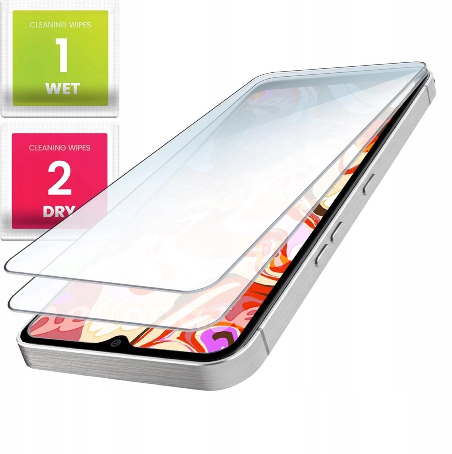 Hello Case 2-PAK Szkło Hartowane Do Samsung Galaxy Xcover 6 Pro Płaskie, 2.5D, 9H