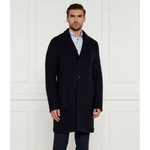 BOSS BLACK Wełniany płaszcz Hyde - Płaszcze męskie - miniaturka - grafika 1