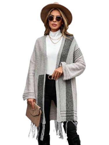 SHEIN SWETER Z DŁUGIM RĘKAWEM DAMSKI 40/42 ŁOK