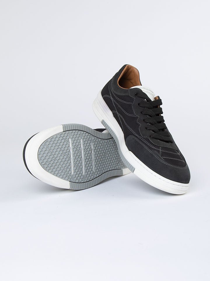 PAUL VESTERBRO Skórzane sneakersy w kolorze czarnym
