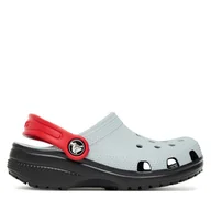 Buty dla chłopców - Klapki Crocs Retro Sport Classics Clog 211258 Szary - miniaturka - grafika 1