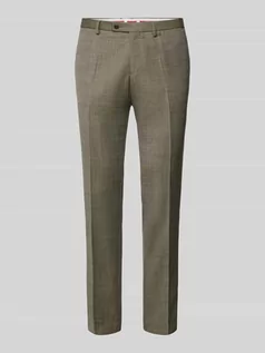 Spodnie męskie - Spodnie do garnituru z mieszanki wiskozy model ‘Pascal’ - grafika 1