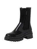 Kalosze damskie - Tamaris Damskie kalosze 1-1-25412-41, czarne, 39 EU, czarny, 39 EU - miniaturka - grafika 1