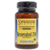 Suplementy naturalne - SWANSON Ultra Resveratrol 250 mg - 30 kapsułek - miniaturka - grafika 1