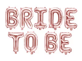 PartyDeco Balon foliowy &quot;Bride to be&quot; różowe złoto 14&quot SHP FB35M-019R - Balony i akcesoria - miniaturka - grafika 1
