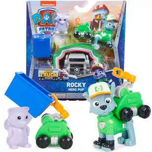 Psi Patrol Big Truck Pups figurka Hero Pup Rocky + akcesoria - Figurki dla dzieci - miniaturka - grafika 1