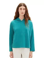 Bluzy damskie - TOM TAILOR Bluza damska, 21178 - Ever Green, S - miniaturka - grafika 1